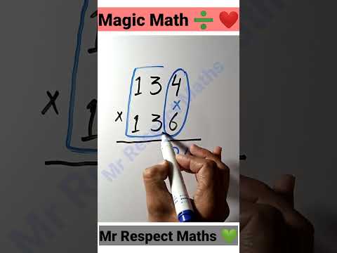 Fast Multiplication Trick | Interesting math tricks #mathtricks #maths