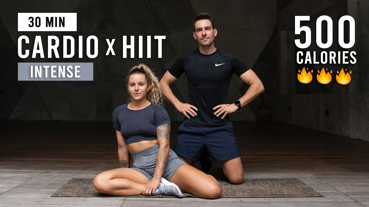 30-Minute Full Body Cardio HIIT Workout (No Equipment)
