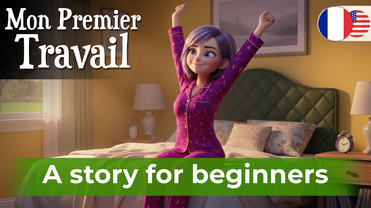 Easy French Story for Beginners - Mon Premier Travail