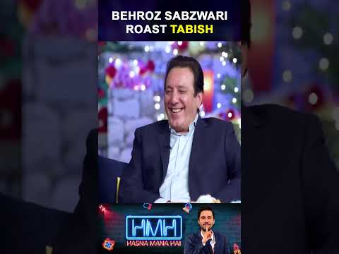 Behroz Sabzwari Roast Tabish | Hasna Mana Hai | #tabishhashmi #behrozsabzwari #javedsheikh #shorts