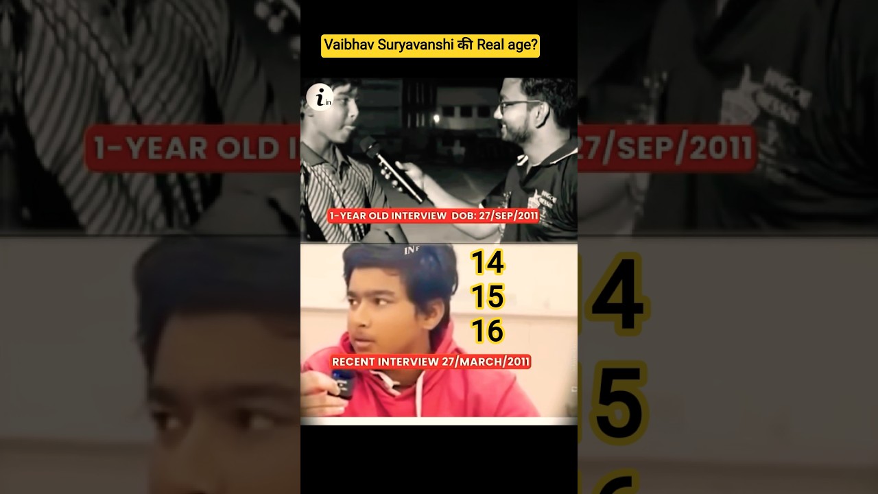 Vaibhav Suryavanshi की असली उम्र क्या है? 🏏