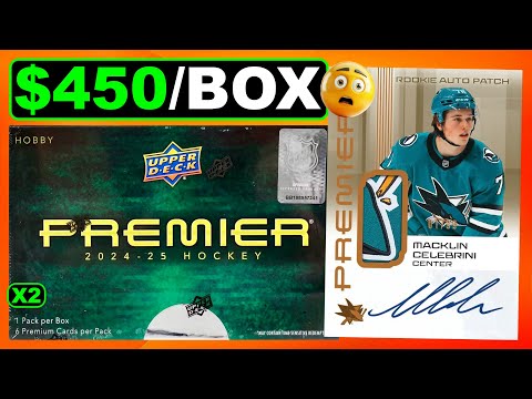 THEY AIN'T GETTING AWAY WITH THIS! - 2024-25 Upper Deck Premier Hockey Hobby Box Break x2
