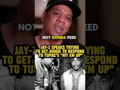 #JayZ Speaks on Trying To Get #Biggie To Respond To #2Pac’s “Hit Em Up” Diss #shorts