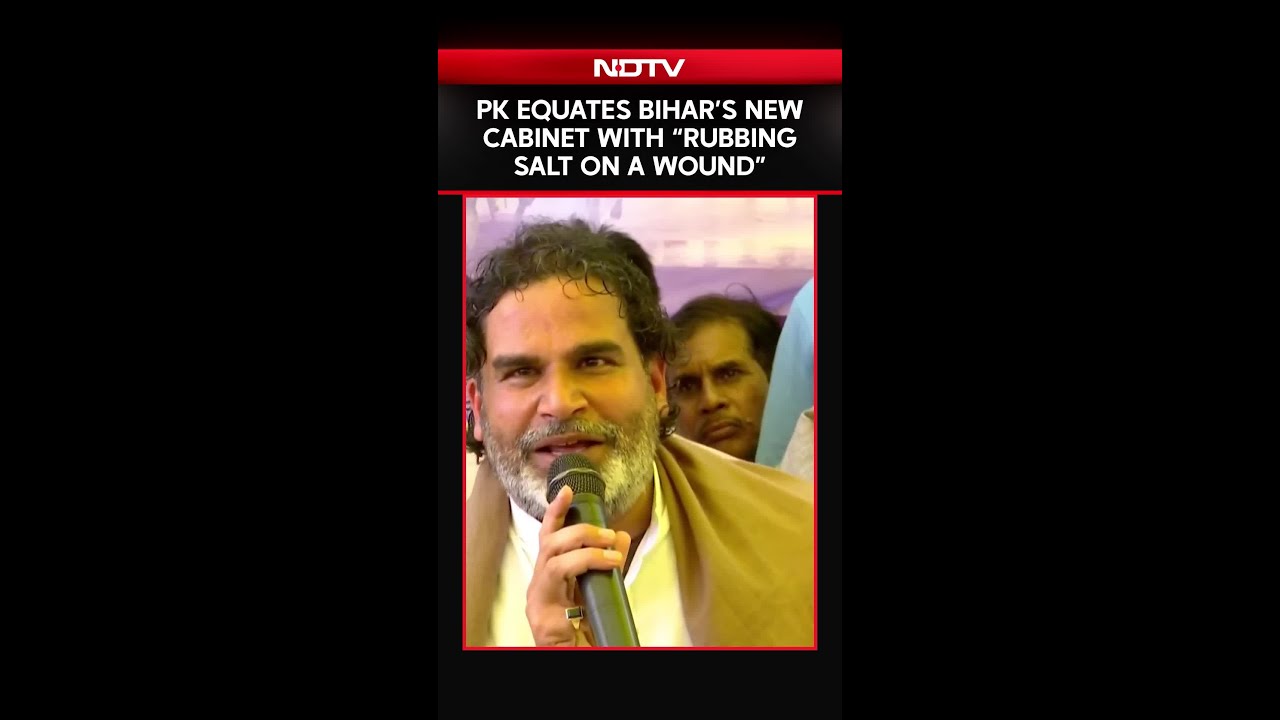 PK Equates Bihar’s New Cabinet With “Rubbing Salt On A Wound”