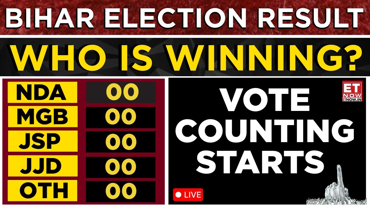 Bihar Election Results: Counting Starts 🗳️