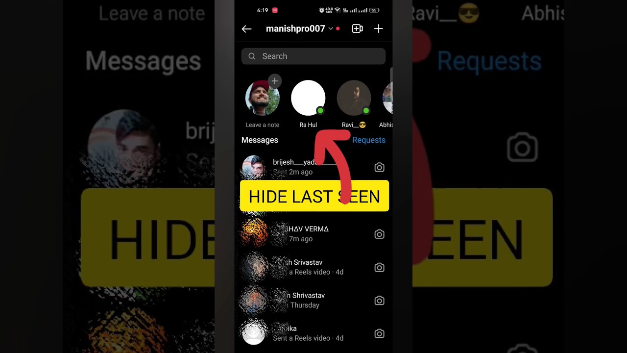 How to hide active now on instagram #shorts #instagram #ytshorts