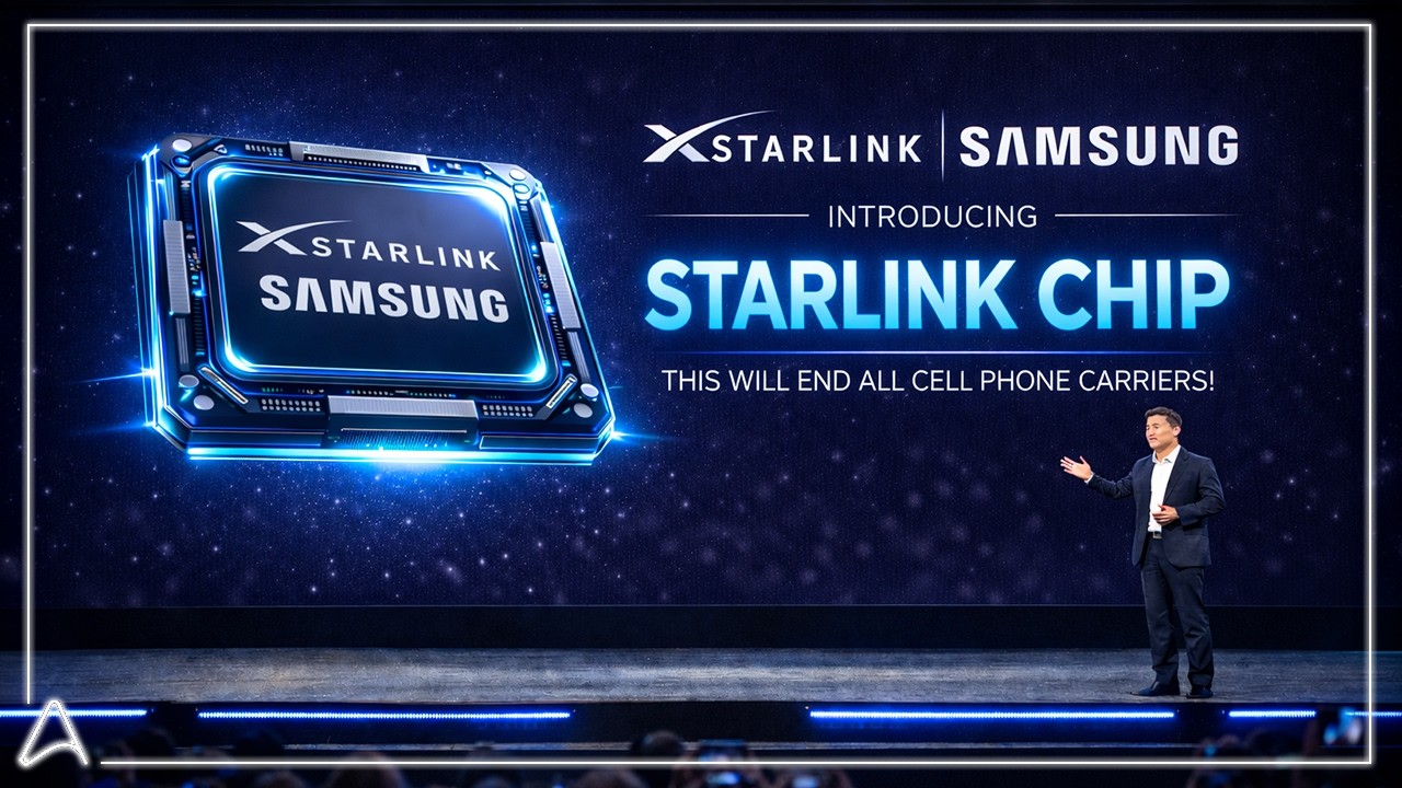 Samsung’s 14.79Gbps Starlink Chip & Free Internet 🚀
