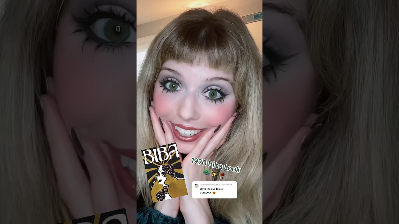 Biba 1970s Makeup Look β¨