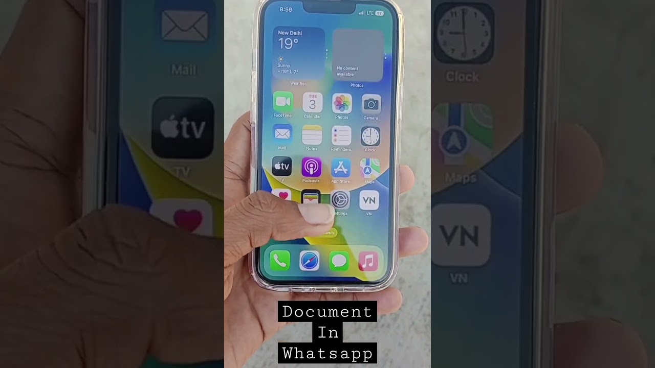 Easily Send Documents & Photos on WhatsApp iPhone 📱 | Quick Guide