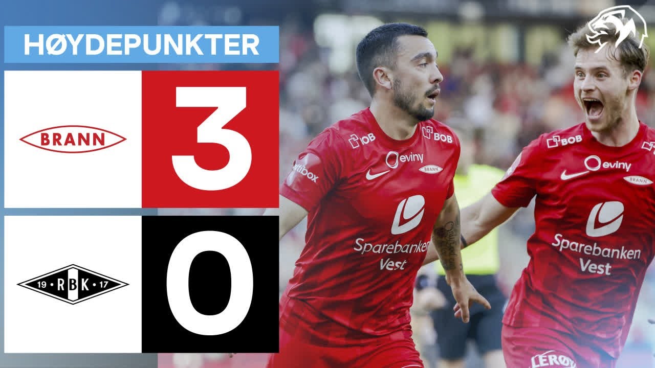 Brann Dominates Rosenborg 3-0! ⚽️ Full Match Highlights