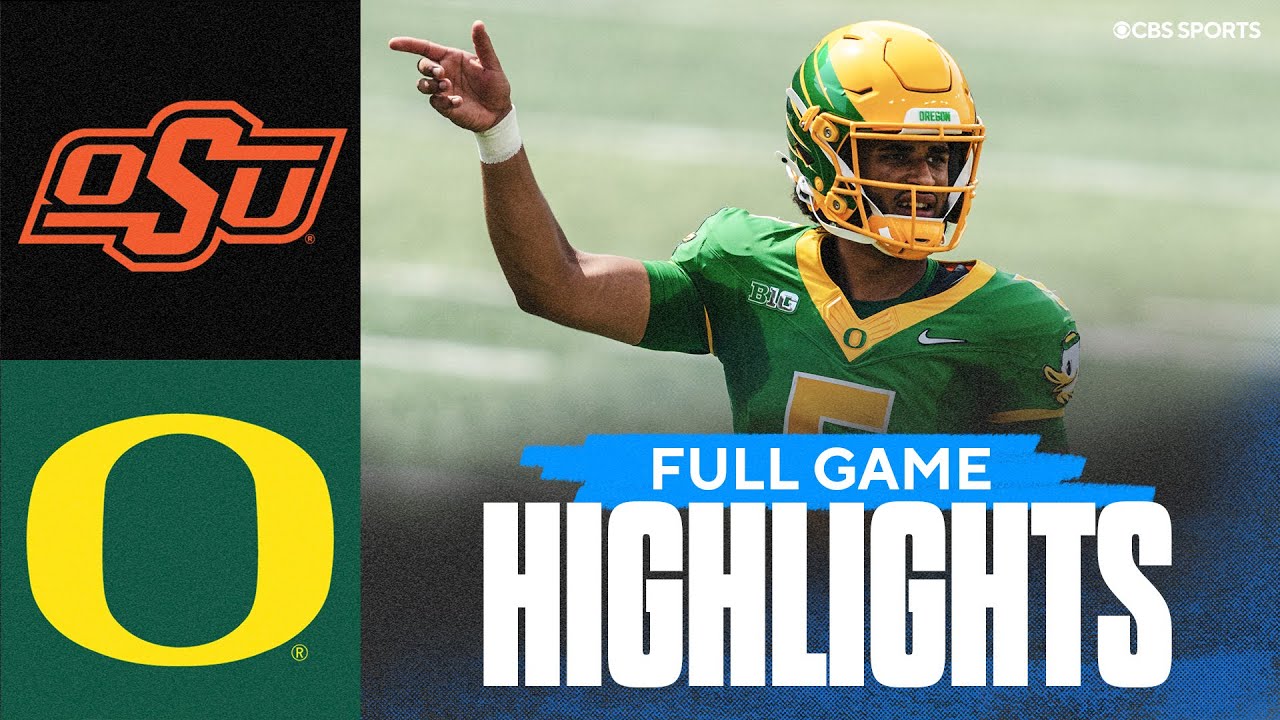 Oregon Ducks vs Oklahoma State Highlights 🏈