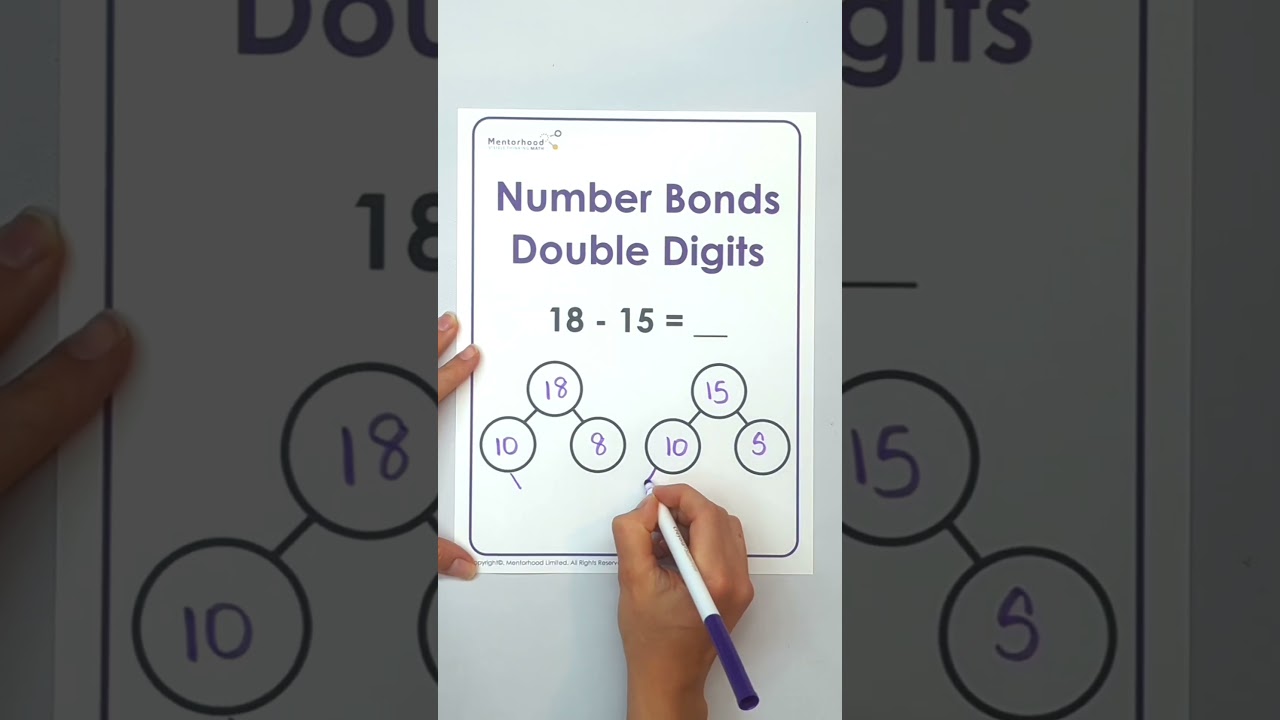 Singapore Math Mini Tutorial: Master Double-Digit Subtraction with Number Bonds 🔢
