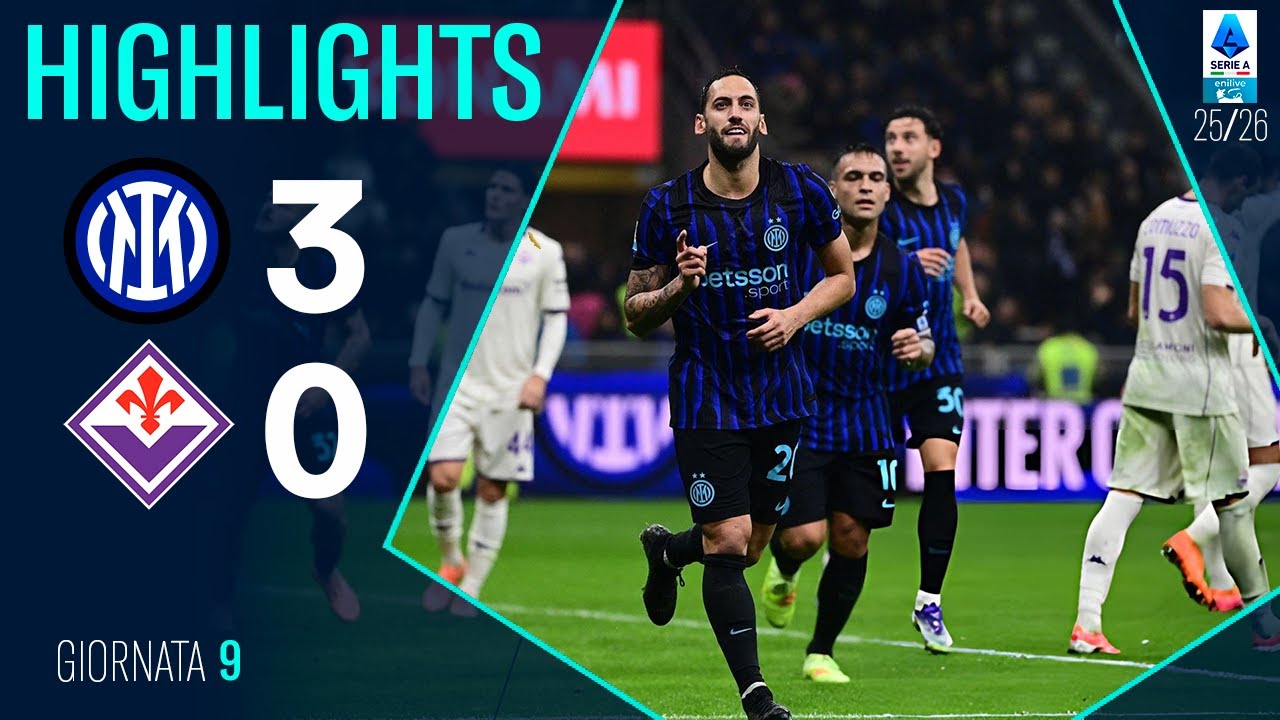 Inter vs Fiorentina 3-0 Highlights | Serie A 2025 ⚽