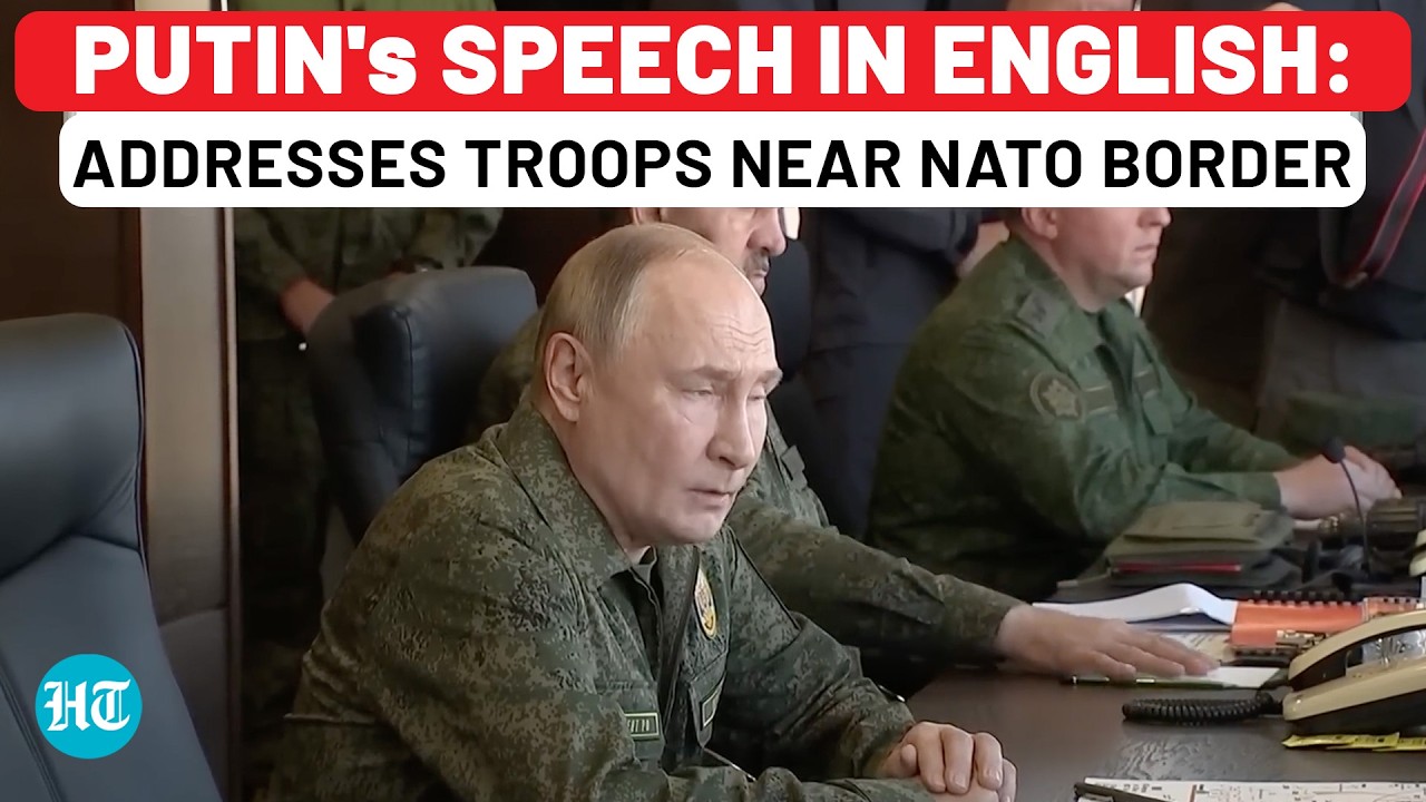 Putin Addresses Russian Troops Near NATO Amid Tensions 🇷🇺