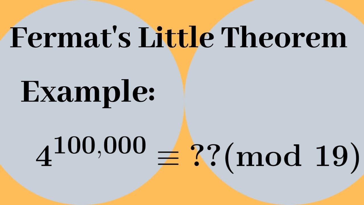 Master Number Theory with Fermat's Little Theorem: Example 1 🔢