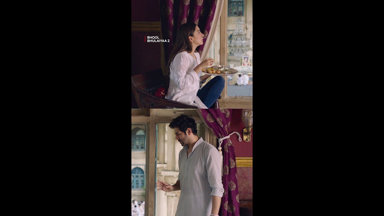 Kiara Advani Stuns Kartik Aaryan in Hilarious #BhoolBhulaiyaa2 Moment! 😂