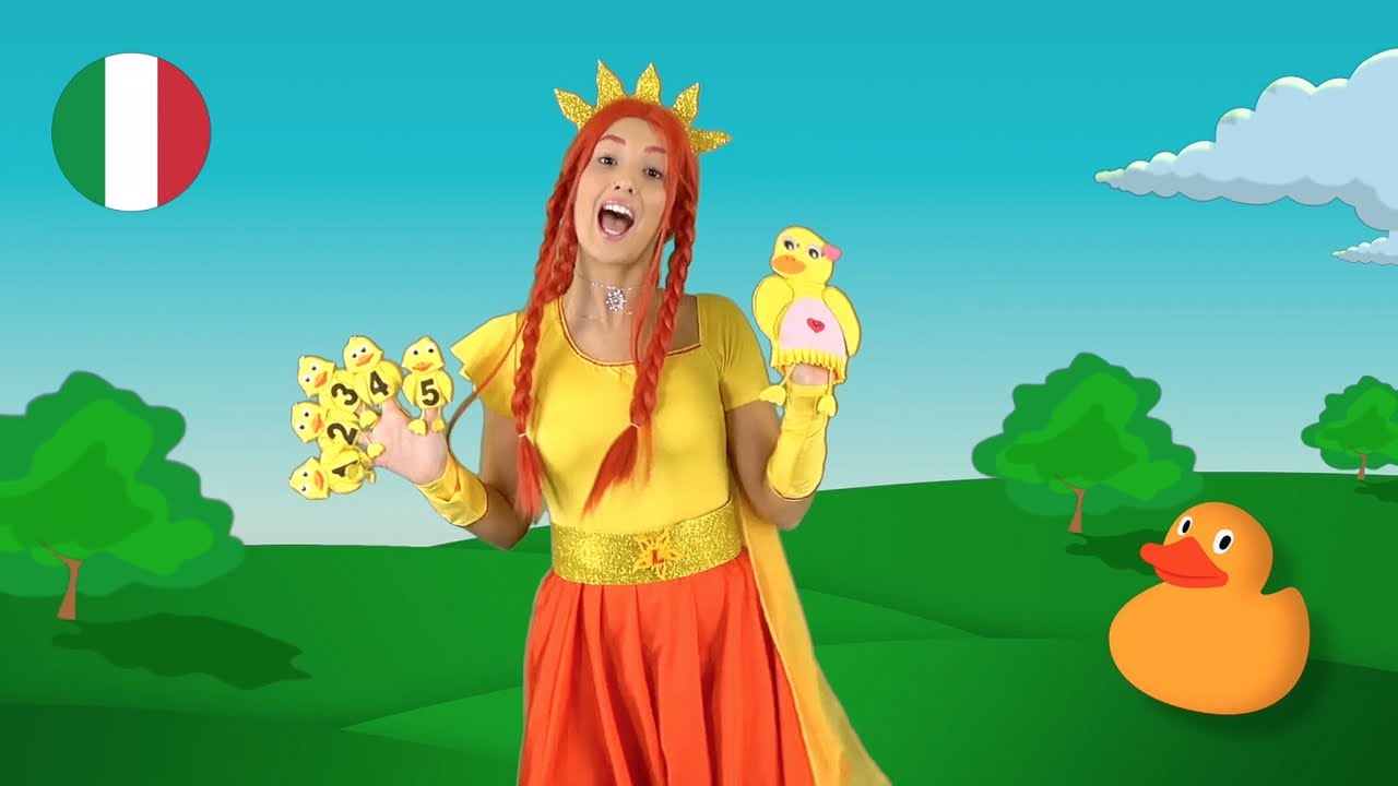 Cinque Paperelle 🦆 con Lucilla: Contiamo e Impariamo