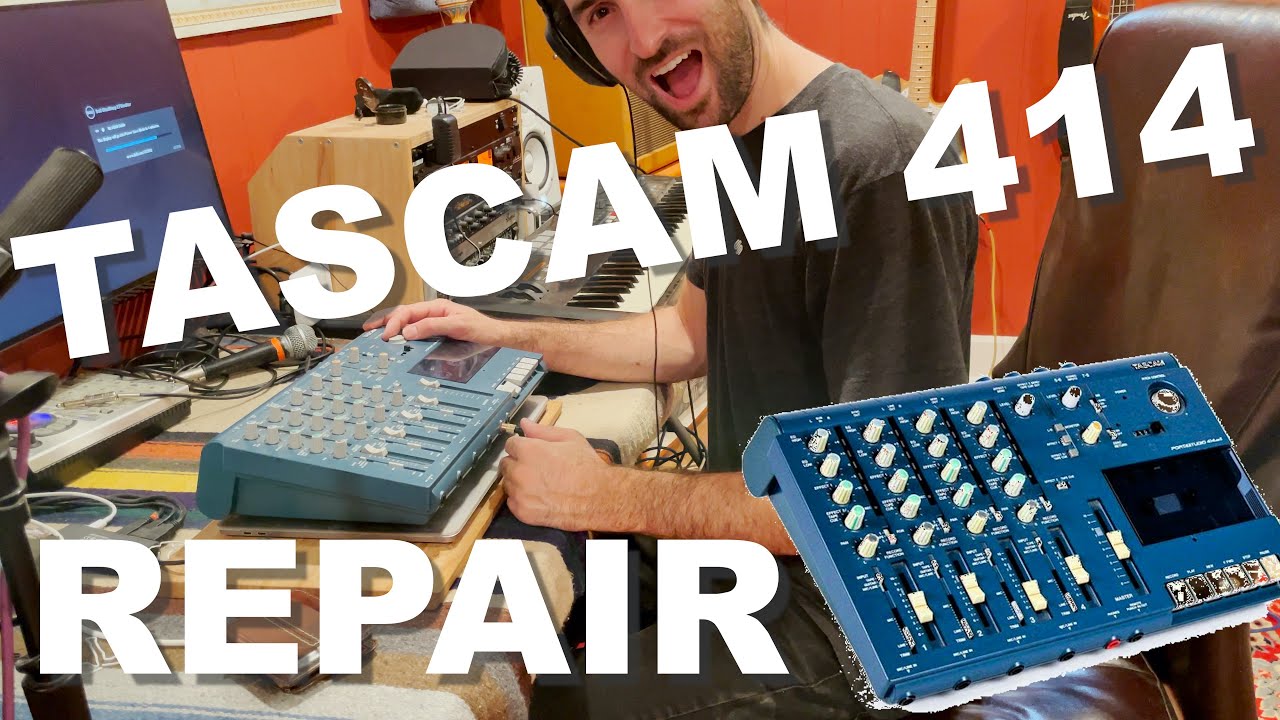 Fixing a Tascam 414 Tape Recorder 🎶
