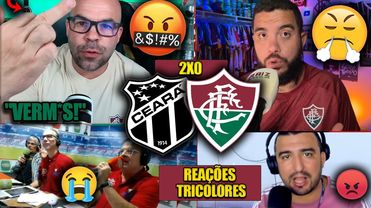 Reações ao Jogo Ceará 2x0 Fluminense | Brasileirão 2025 ⚽