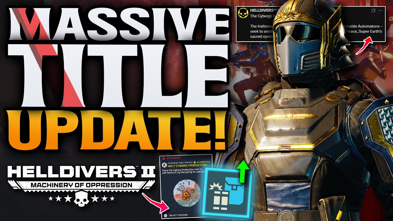 Helldivers 2 NEW Update! Cyborg Mission & Big Buff!