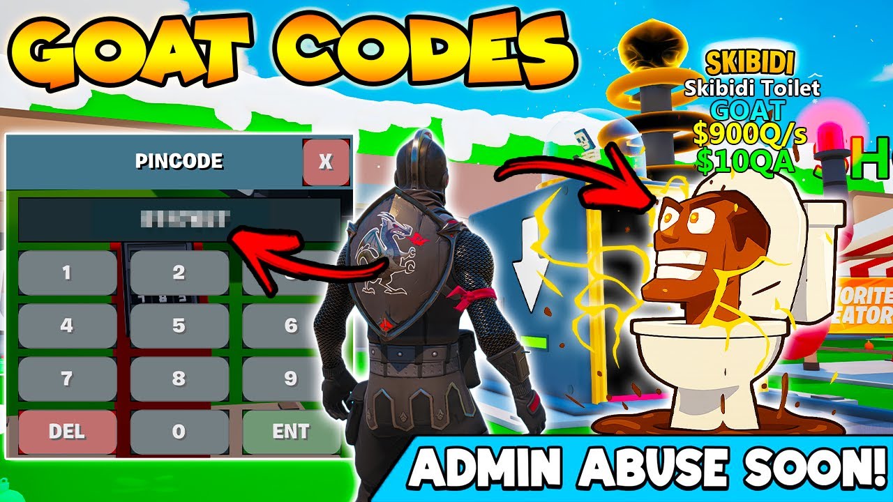 *SPAWN* Skibidi Toilet Secret GOAT Brainrot Codes Fortnite Steal The Brainrot! (New Secret Codes)