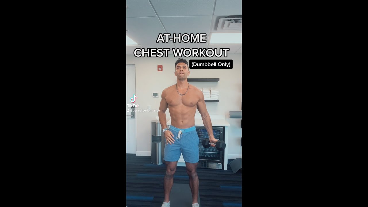 Top Dumbbell Chest Workout at Home 🏋️♂️