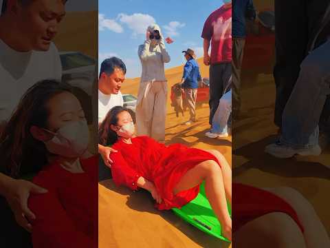 ⭕️⭕️🐣#5272🧚‍♀️Xinjiang Desert Tour🧚🧚‍♀️🧚‍♂️Fun in the desert #desert #xinjiang #travel #shorts