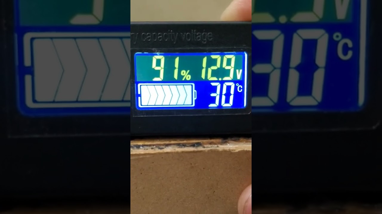 12V LCD Battery Capacity Monitor – Digital Display for Accurate Status 🔋