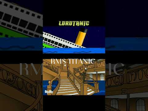 TITANIC VS LOROTANIC🦜 SINKING SHIP ANIMATION🚢⚓ #titanic #animation #ship #lorotanic @cochu444yt 💡