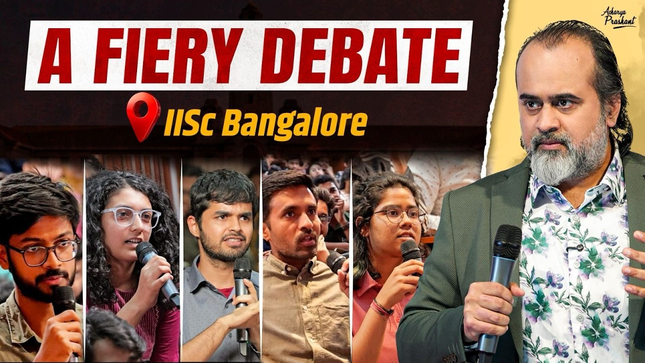IISc Minds & Vedantic Fire: The Ultimate Debate🔥