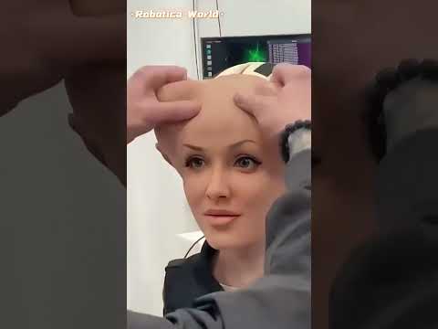Hyper-realistic Robot at CES 2025! #robot #ai #shorts