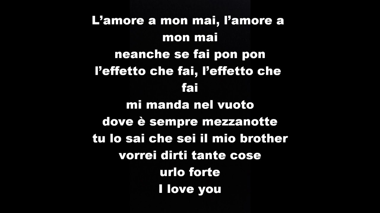I Love You - Ghali πΆ Testo Completo e Significato
