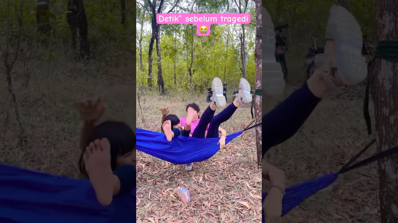 Momen Menegangkan Saat Detik Terakhir Sebelum Jatuh dari Ayunan 😱