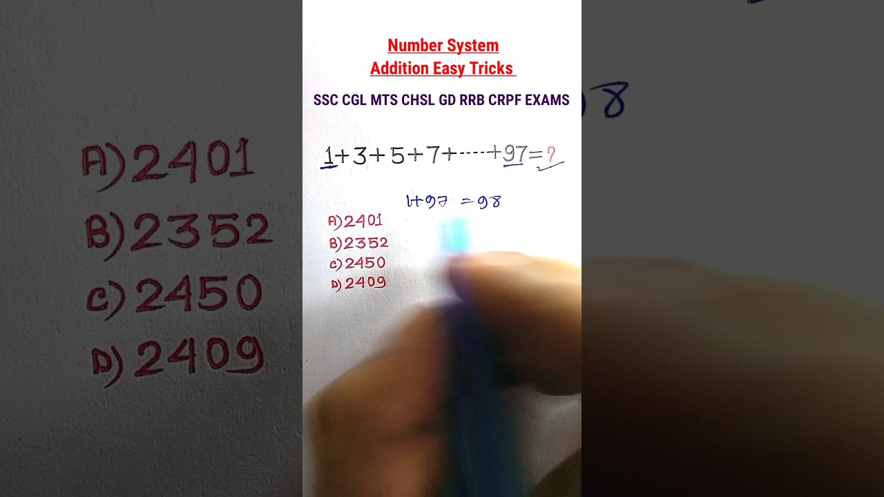 Master Number System Math Tricks for SSC CGL, RRB & More! ๐