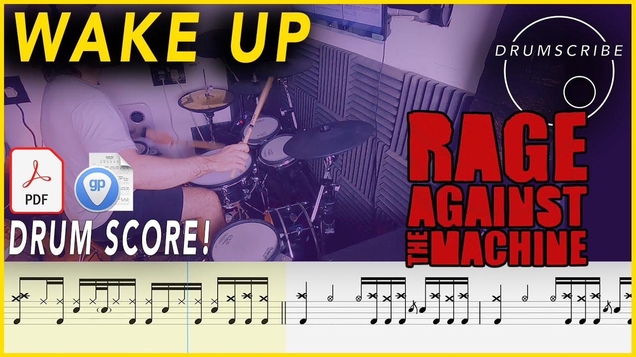 Rage Against The Machine - Wake Up Drum Score 🎶