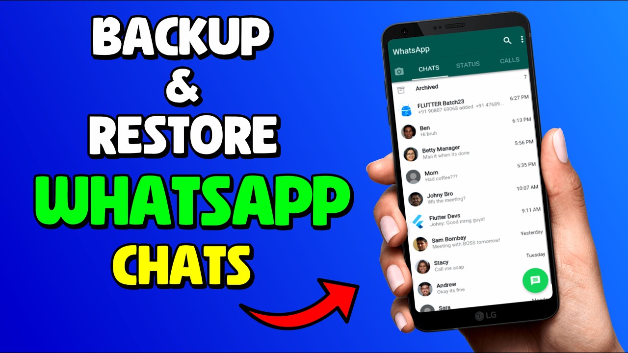 Easily Backup & Restore WhatsApp Messages on Android 📱