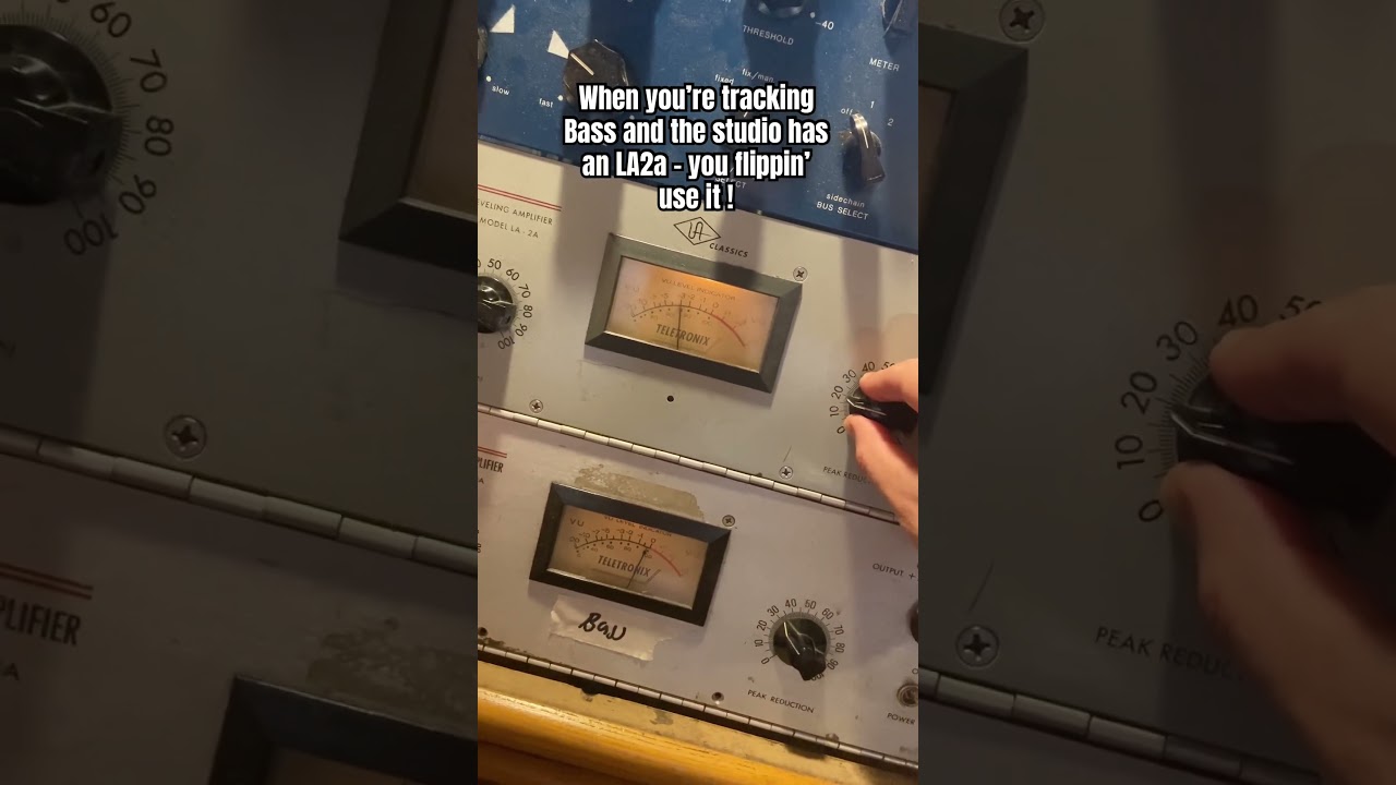 Unlock the Power of the LA2A Compressor for Killer Bass Sound 🎸