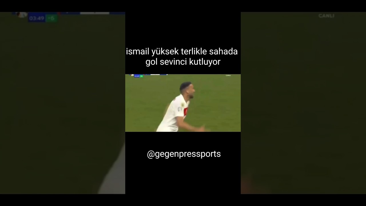 İsmail Yüksek'in Terlikle Gol Sevinci ⚽
