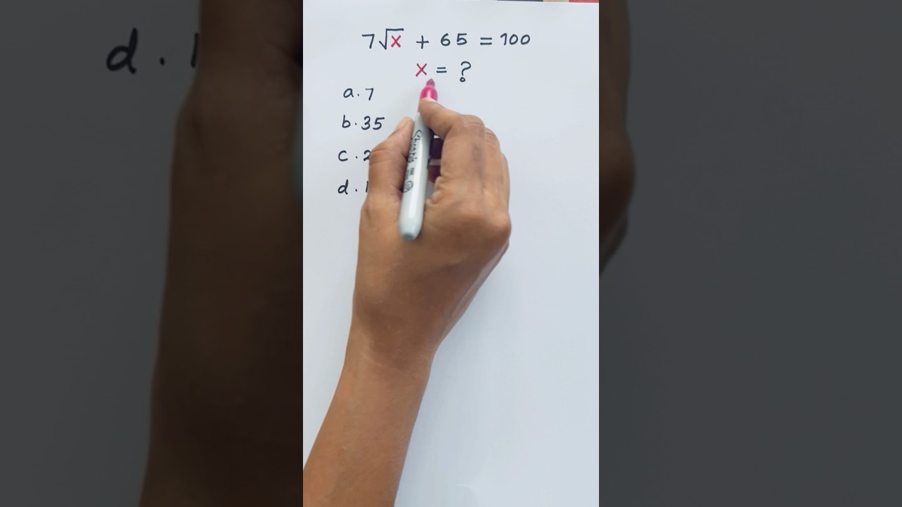 Challenging Algebra Problem to Solve