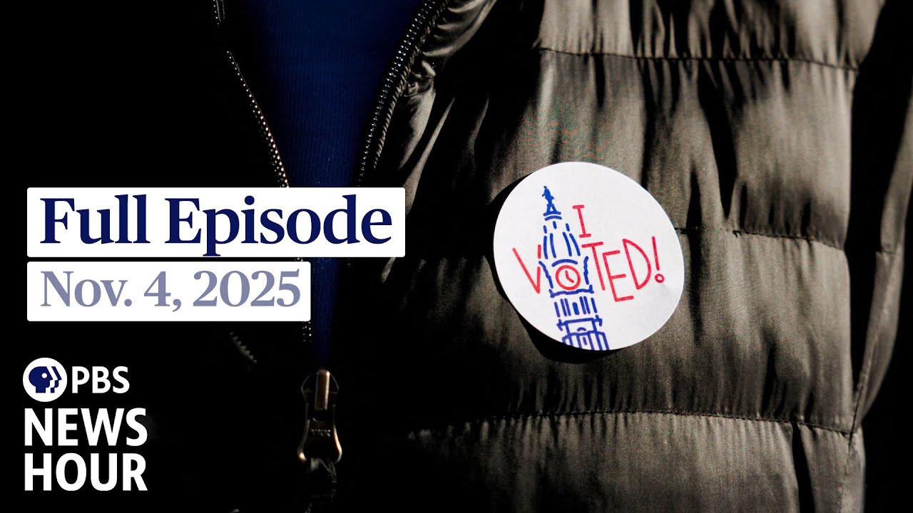 PBS NewsHour Full Episode | November 4, 2025 – Key State Elections & More 🗳️