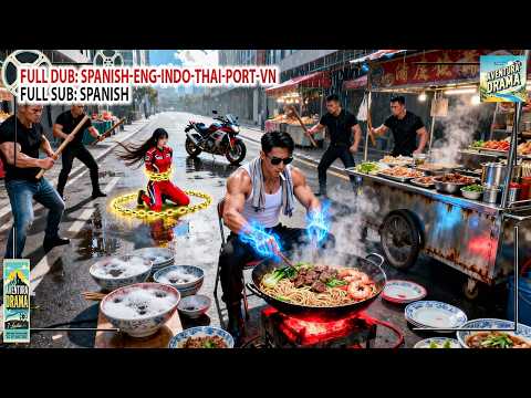 Dios de la guerra oculto como mendigo vende fideos, ve matones acosar a chica, enloquece