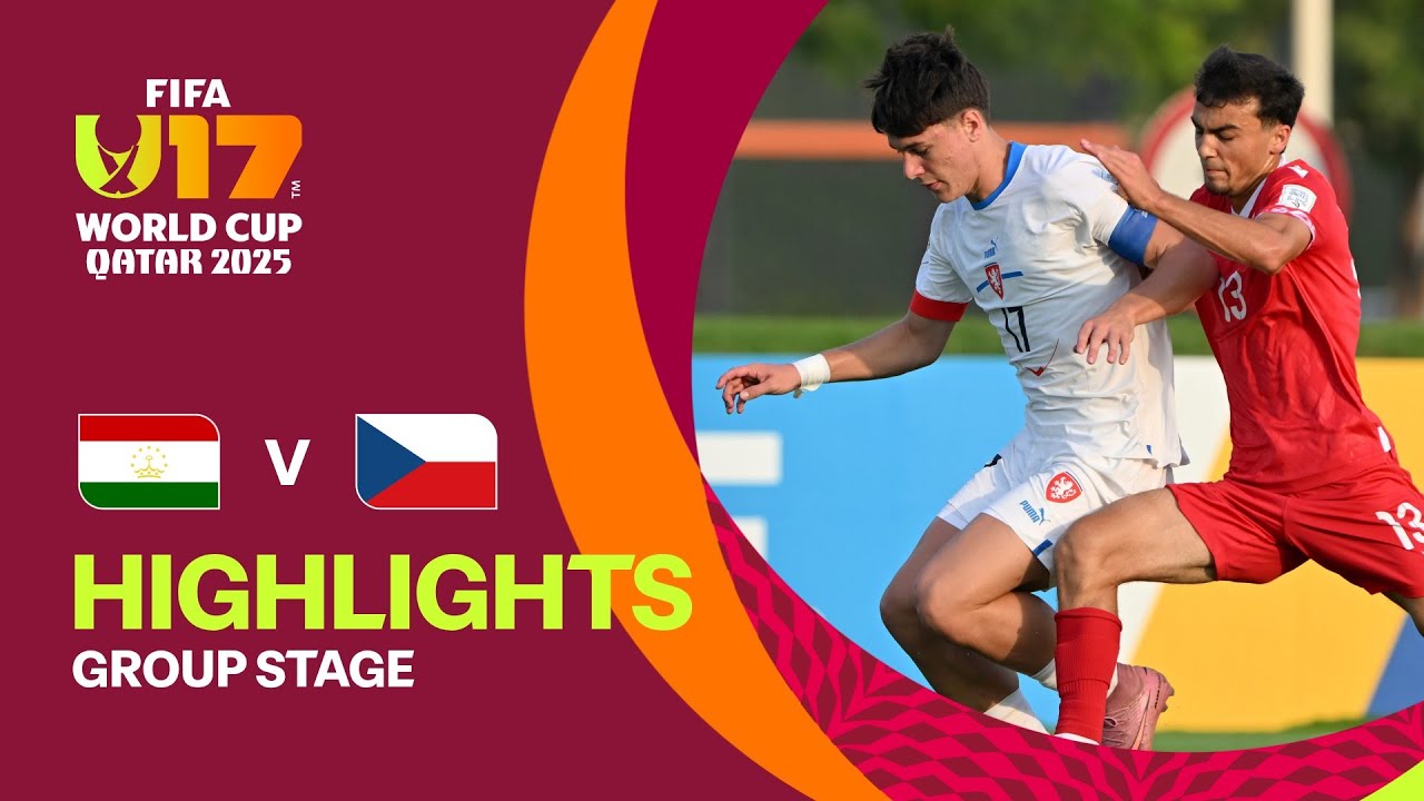 Exciting Highlights: Tajikistan vs Czechia | FIFA U-17 World Cup Qatar 2025