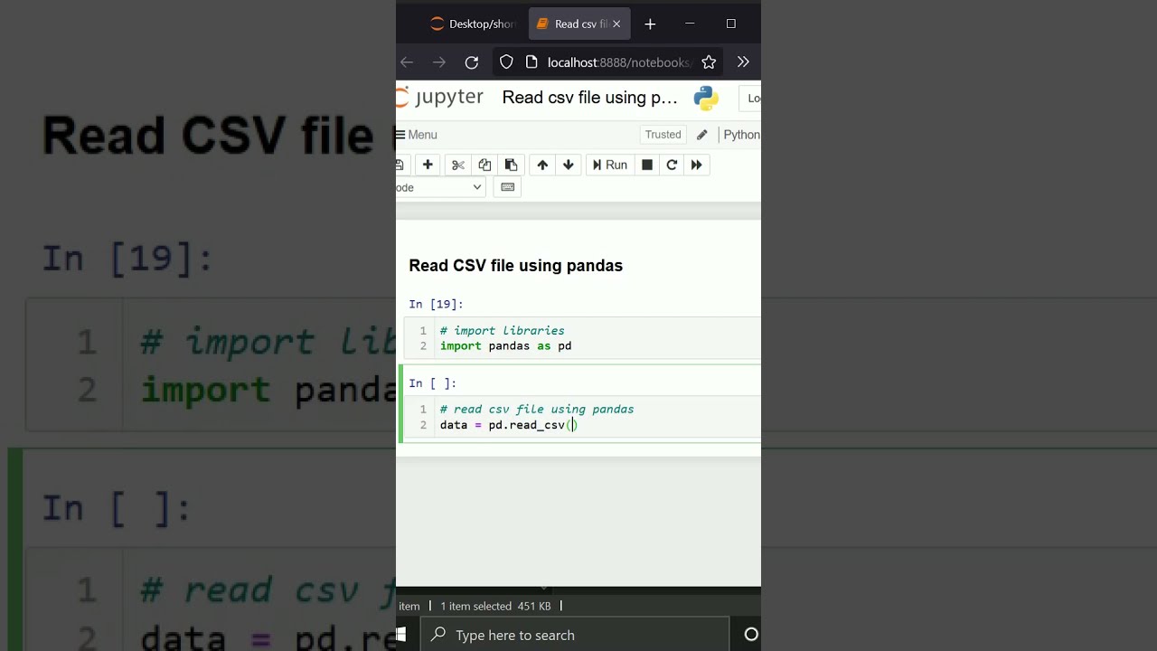 Read CSV Files with Pandas in Data Science π