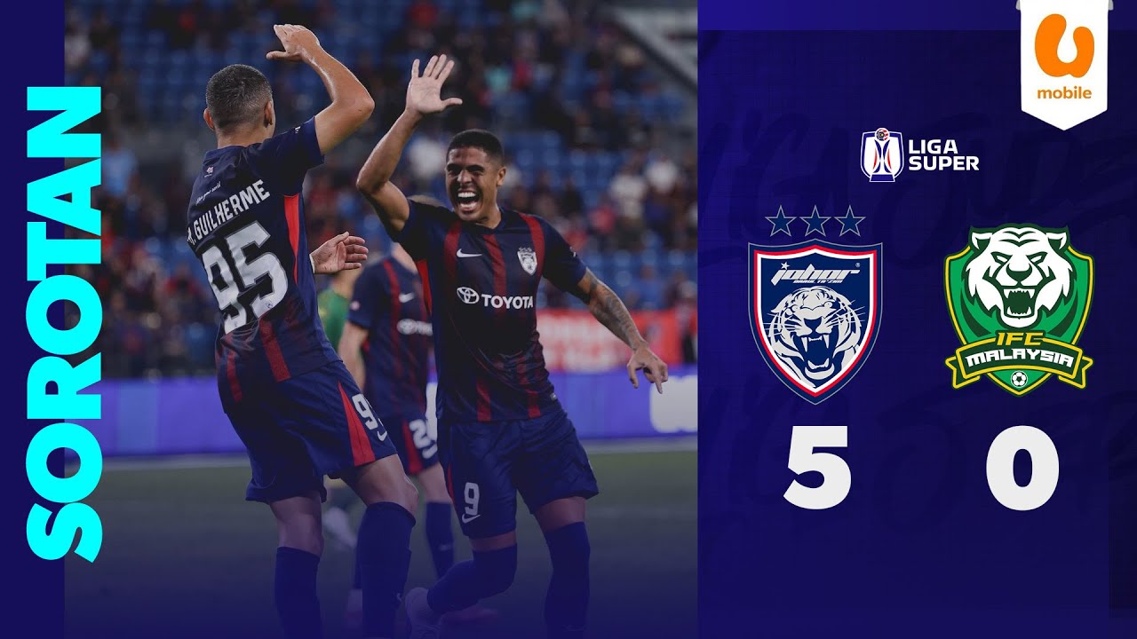 JDT Dominates Imigresen FC 5-0 | Liga Super 2025/26