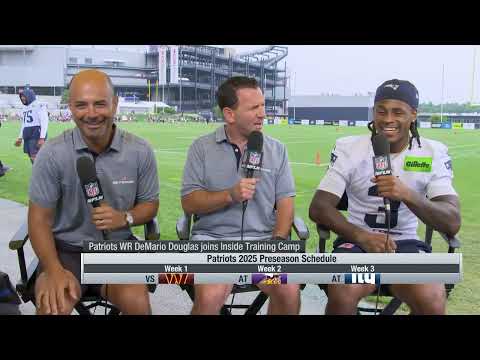 DeMario Douglas Joins NFL Network to Talk First Week of Patriots Training Camp in Pads