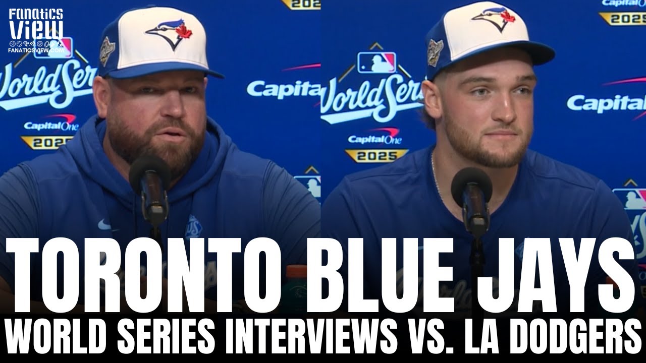 John Schneider & Trey Yesavage React to Blue Jays vs. Dodgers World Series Matchup 🏆