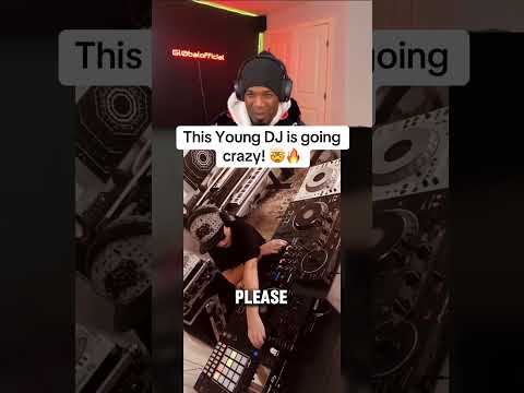 This Young Dj is going crazy! 🤯🔥.  Cc: @dj.elfigo