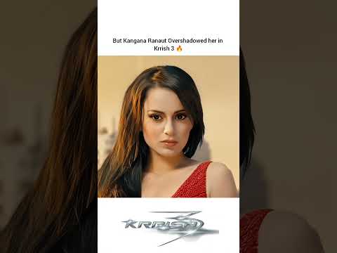 Kangana stole the Spotlight in Krrish 3 💯 #kanganaranaut #kangana #priyankachopra #krrish3 #hrithik