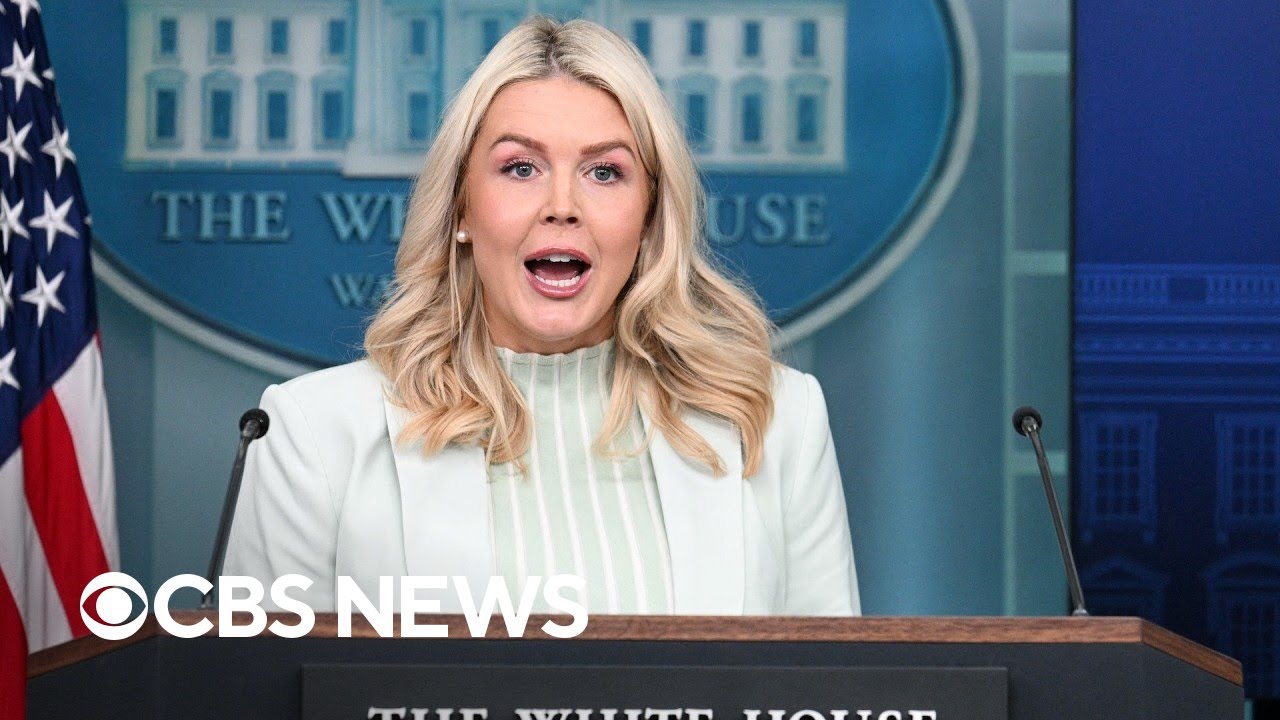 White House holds briefing as Iran contradicts Trump on war negotiations | full video