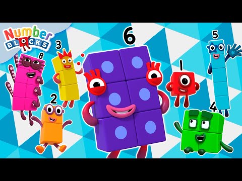 Pretty Pattern and Painting by Numbers! πποΈ | Learn Colourful Maths and Counting | Numberblocks